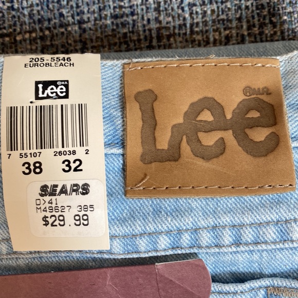 VTG Lee Relaxed Fit Eurobleach Jeans, Size 38 / 32 - Picture 2 of 13